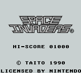 Space Invaders screenshot 3 for GameBoy